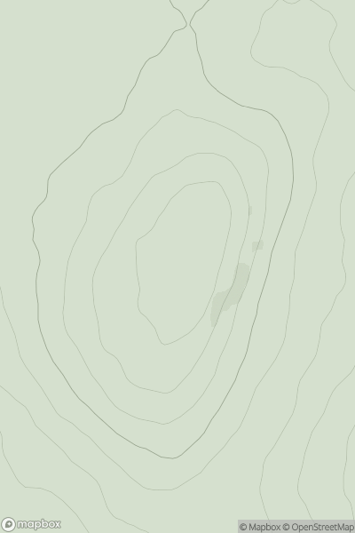 Thumbnail image for Gallow Hill [Braemar to Montrose] showing contour plot for surrounding peak